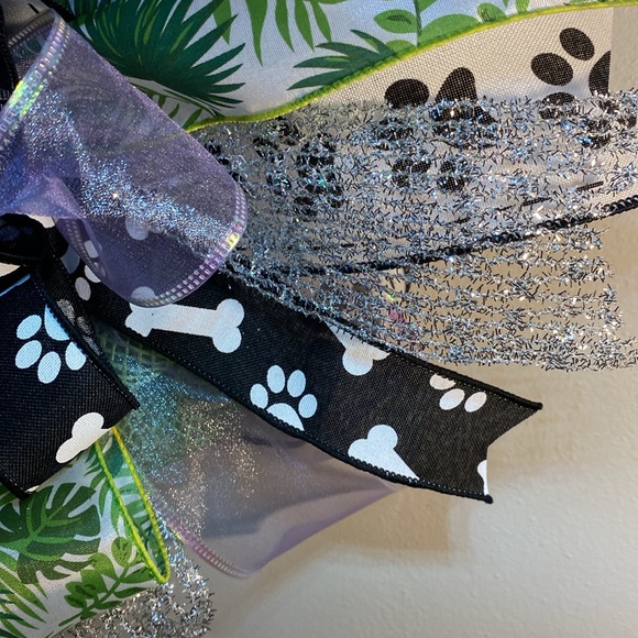 Dachshund fern wreath - Picture 7 of 11